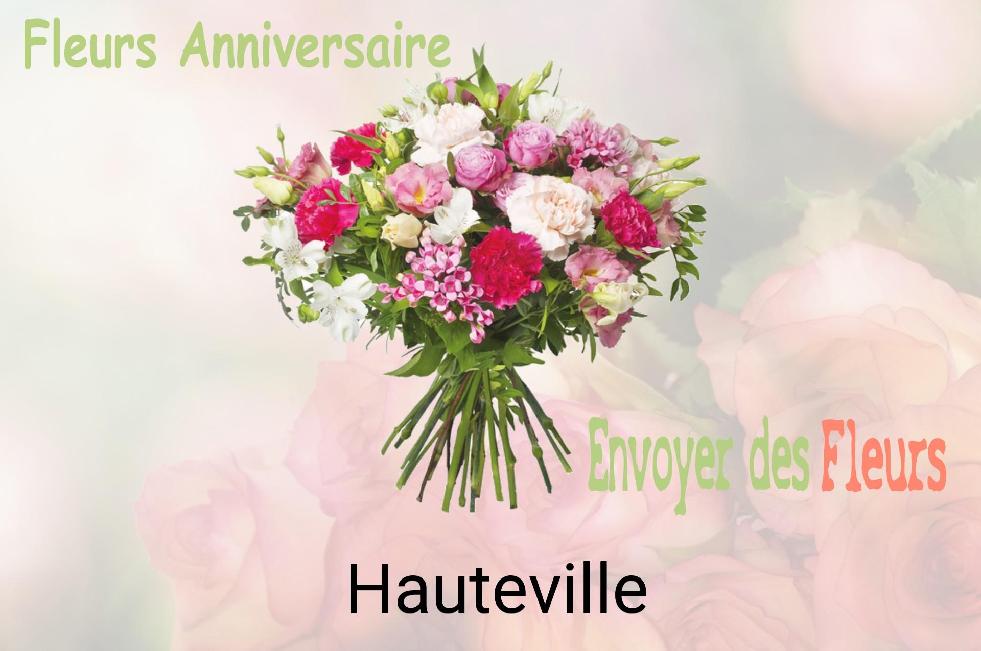 Bouquet de fleurs d’anniversaire livré à Hauteville